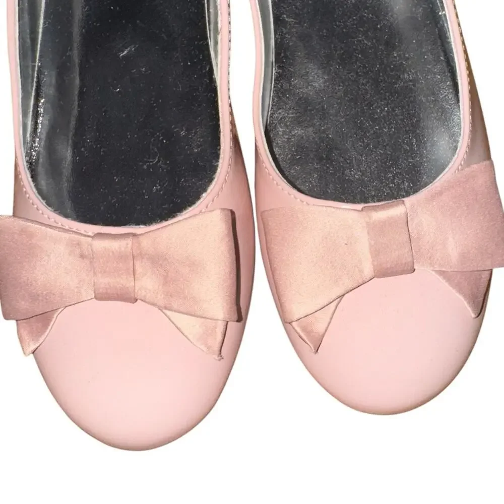 Nina Girls 3 Ballet Flats Bow Slip-on Formal Special Occasions Birthday Holiday
